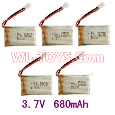 SongYang toys X7 Parts-19 Upgrade 3.7v 680mah battery for SongYang X6 Quadcopter(5pcs)