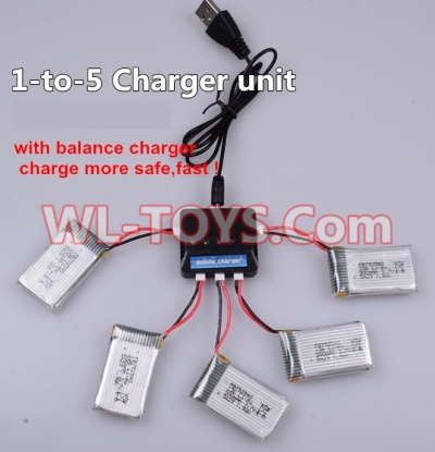 SongYang toys X7 Parts-22 Upgrade 1-to-5 charger and balance charger(Not include the 5 battery)