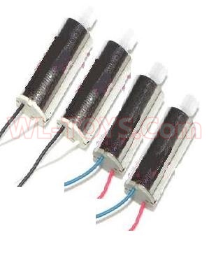 SongYang toys X8 Parts-11 Rotating Motor with red and blue wire(2pcs) & Reversing-rotating Motor with black and white wire(2pcs) For the SY X8 UFO X-8 RC Quadcopter