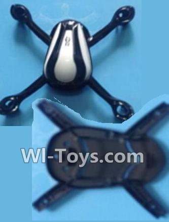 Subotech S660 Spare Parts-02 Upper and bottom shell cover-Black,Subotech S660 RC Quadcopter Spare Parts Accessories,Subotech S660 RC  Drone Replacement Parts