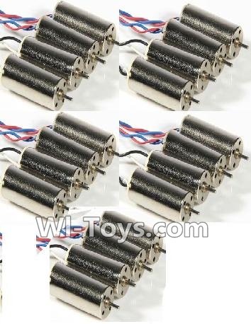 Subotech S660 Spare Parts-11 rotating Motor with red and blue wire(10pcs-CW) & Reversing-rotating Motor with black and white wire(10pcs-CCW),Subotech S660 RC Quadcopter Spare Parts Accessories,Subotech S660 RC  Drone Replacement Parts