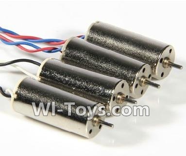 Subotech S660 Spare Parts-12 rotating Motor with red and blue wire(2pcs-CW) & Reversing-rotating Motor with black and white wire(2pcs-CCW),Subotech S660 RC Quadcopter Spare Parts Accessories,Subotech S660 RC  Drone Replacement Parts