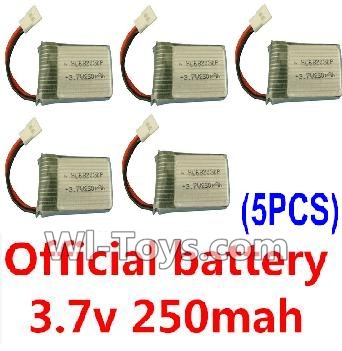 Subotech S660 Spare Parts-19 Official 3.7v 250mah battery(5pcs),Subotech S660 RC Quadcopter Spare Parts Accessories,Subotech S660 RC  Drone Replacement Parts