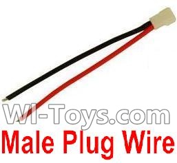 Subotech S660 Spare Parts-31 Male Plug Wire for the Battery(1pcs),Subotech S660 RC Quadcopter Spare Parts Accessories,Subotech S660 RC  Drone Replacement Parts