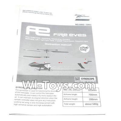 Subotech S660 Spare Parts-40 Engligh Manual,Subotech S660 RC Quadcopter Spare Parts Accessories,Subotech S660 RC  Drone Replacement Parts
