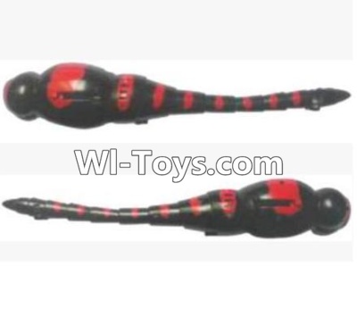 Subotech S700 Parts-01 Left and Right Shell cover-Red,Subotech S700 RC dragonfly Helicopter Spare Parts Accessories,S700 Replacement parts