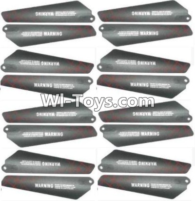 Subotech S700 Parts-07 Propellers,Main rotor blades(16pcs)-Red,Subotech S700 RC dragonfly Helicopter Spare Parts Accessories,S700 Replacement parts