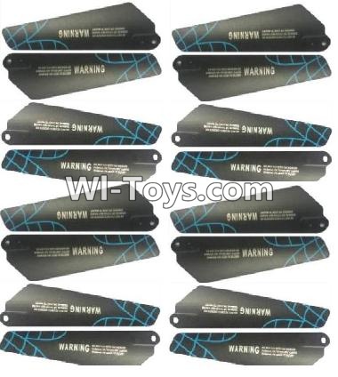 Subotech S700 Parts-09 Propellers,Main rotor blades(16pcs)-Blue,Subotech S700 RC dragonfly Helicopter Spare Parts Accessories,S700 Replacement parts