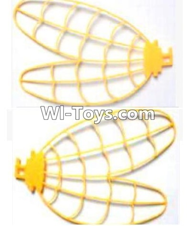 Subotech S700 Parts-11 Left and Right Wing-Yellow,Subotech S700 RC dragonfly Helicopter Spare Parts Accessories,S700 Replacement parts