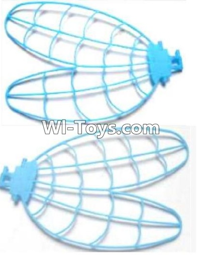 Subotech S700 Parts-12 Left and Right Wing-Blue,Subotech S700 RC dragonfly Helicopter Spare Parts Accessories,S700 Replacement parts