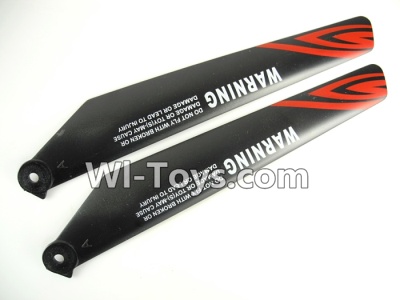 SuBotech S901 Spare Parts-07 Upper main blades(2A)-Red,Spare Parts Replacement Accessories For Subotech S901 RC helicopter,Toruk arokto2 S901 rc helicopter
