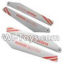 subotech SuBotech S901 Spare Parts-16 Main blades(4pcs-2A+ 2B)-Orange,Spare Parts Replacement Accessories For Subotech S901 RC helicopter,Toruk arokto2 S901 rc helicopter