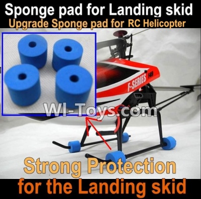 Subotech S902 Spare parts-78 Spone pad for the Landing skid(4pcs) Spare Parts Replacement Accessories For Subotech S902 RC Helicopter,Huge RC Helicopter