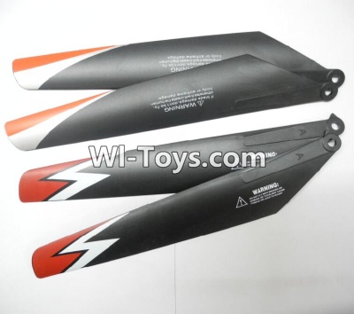Subotech S909 Spare Parts-07 Propellers,Main rotor blades(4pcs)-Version 2,Subotech S909 RC helicopter Replacement Parts Accessories