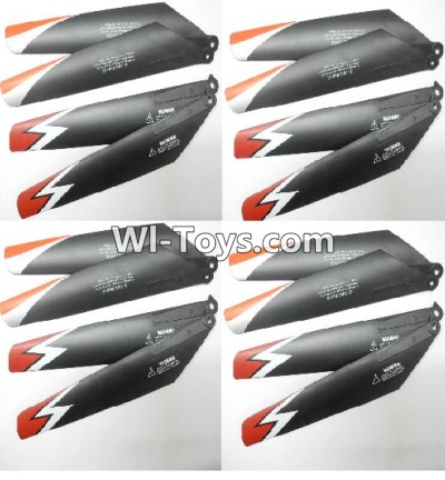 Subotech S909 Spare Parts-10 Propellers,Main rotor blades(16pcs)-Version 2,Subotech S909 RC helicopter Replacement Parts Accessories