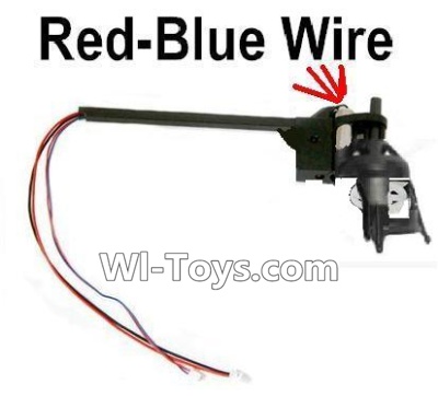 Subotech S910 Spare Parts-12 Rotating Motor Assembly with Red and Blue Wire(1pcs),Subotech S910 RC Quadcopter Drone Spare Parts Accessories,S910 RC Drone Replacement Parts