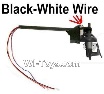 Subotech S910 Spare Parts-13 Reversing-rotating Motor Assembly with Black and White wire(1pcs),Subotech S910 RC Quadcopter Drone Spare Parts Accessories,S910 RC Drone Replacement Parts