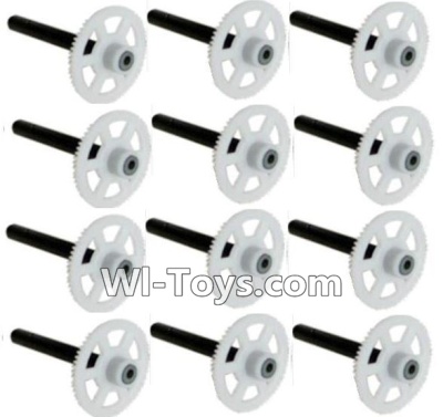 Subotech S910 Spare Parts-20 Main gear with hollow pipe(12pcs),Subotech S910 RC Quadcopter Drone Spare Parts Accessories,S910 RC Drone Replacement Parts