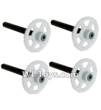 Subotech S910 Spare Parts-21 Main gear with hollow pipe(4pcs),Subotech S910 RC Quadcopter Drone Spare Parts Accessories,S910 RC Drone Replacement Parts