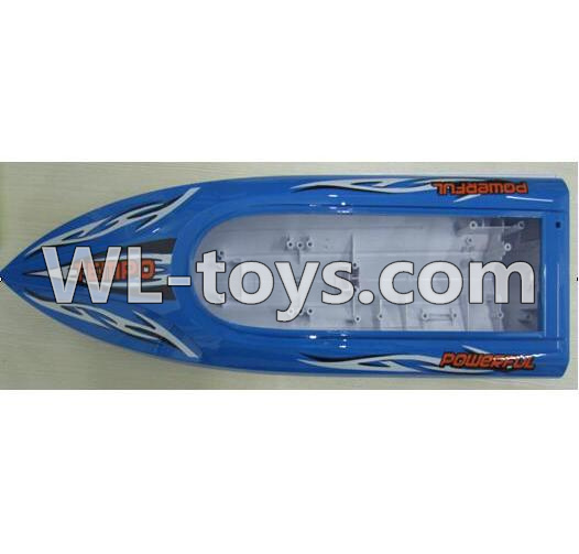 UDI902 RC Boat parts-02 Bottom boat cover,Bottom shell cover-Blue