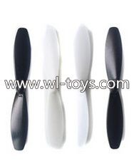UDI U27 U927 RC Quadcopte parts-06 Main rotor blades,Propellers(4pcs-2X Black & 2X White)