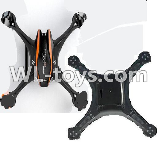 UDI U818S U842 U842-1 RC Quadcopter parts-01 Upper shell cover & Bottom shell cover-Black