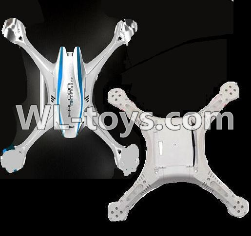 UDI U818S U842 U842-1 RC Quadcopter parts-06 Upper shell cover & Bottom shell cover-White