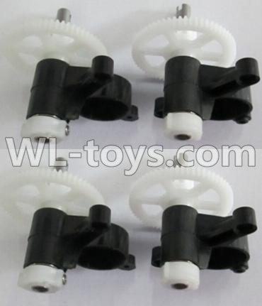 UDI U818S U842 U842-1 RC Quadcopter parts-25 Motor unit(Include the main gear,bearing,copper sleeve,motor cover)-Total 4 set