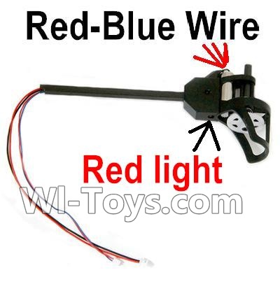 Holy Stone U818A Parts-37 Rotating Motor Assembly with Red and Blue Wire(Red Light),Holy Stone U818A Quadcopter parts,U818A rc Drone spare parts
