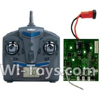 Holy Stone U818A Parts-43 Transmitter & Circuit board,Holy Stone U818A Quadcopter parts,U818A rc Drone spare parts