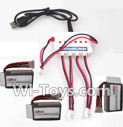 UDI U919 U919A Parts-15 Upgrade 1-to-3 charger with balance charger & 3pcs Battery for UDIR/C U919 U919A Quadcopter parts,rc Drone spare parts