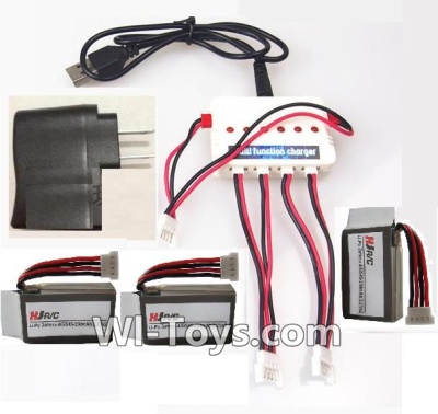 UDI U919 U919A Parts-16 Upgrade 1-to-3 charger with balance charger & USB-to-Socket Conversion plug & 3pcs Battery for UDIR/C U919 U919A Quadcopter parts,rc Drone spare parts