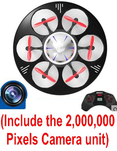 UDIR/C U845 Hexacopter(include the 2,000,000 Pixels camera unit, Not include the FPV function)