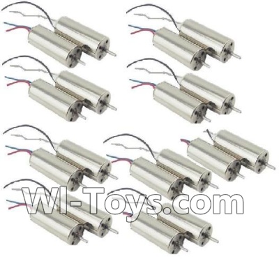 UDI U845 U845A Parts-19 Reversing-rotating Motor with Black and white wire(9pcs) & rotating Motor with red and Blue wire(9pcs),UDIR/C U845 U845A Six-axis aircraft Spare Parts Replacement Accessories,U845 rc Hexacopter,Quadcopter drone parts