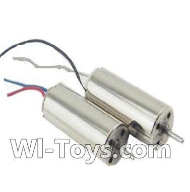 UDI U845 U845A Parts-21 Reversing-rotating Motor with Black and white wire(1pcs) & rotating Motor with red and Blue wire(1pcs),UDIR/C U845 U845A Six-axis aircraft Spare Parts Replacement Accessories,U845 rc Hexacopter,Quadcopter drone parts
