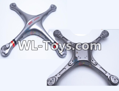 UDIRC-i350H Spare Parts-01 Upper and bottom shell cover-Silver,UDIR/C i350H rc Quadcopter parts,i350H rc Drone spare parts Accessories