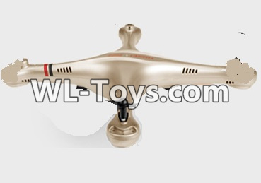 UDIRC-i350H Spare Parts-05 Upper and bottom shell cover-Golden,UDIR/C i350H rc Quadcopter parts,i350H rc Drone spare parts Accessories