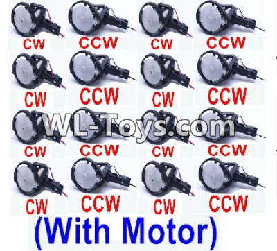 UDIRC-i350H Spare Parts-11-02 Whole motor seat assembly(16 set-8X CW and 8X CCW)-Include the motor,UDIR/C i350H rc Quadcopter parts,i350H rc Drone spare parts Accessories