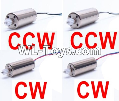 UDIRC-i350H Spare Parts-13-01 Reversing-rotating Motor with Black and White wire(2pcs) & Rotating Motor with red and Blue wire(2pcs),UDIR/C i350H rc Quadcopter parts,i350H rc Drone spare parts Accessories