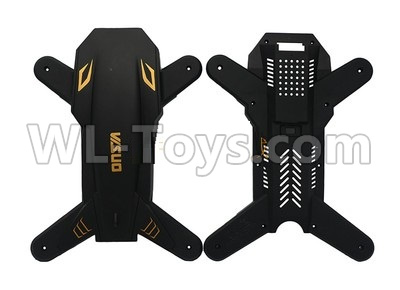 Visuo XS809HW XS809W Shark Body shell cover Parts,Canopy,Upper and Lower shell cover