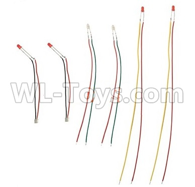Visuo XS809HW XS809W Parts-LED Light  Parts with wire(6pcs)