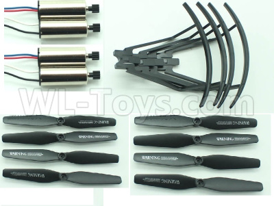 Visuo XS812 Outer frame Parts(4pcs)+ Motor(2pcs CW+2pcs CCW)+ Propellers(8pcs),Visuo XS812 Parts