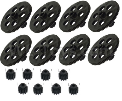 Visuo XS812 Motor Gear Parts(small-8pcs)+ Main gear(8pcs),Visuo XS812 Parts