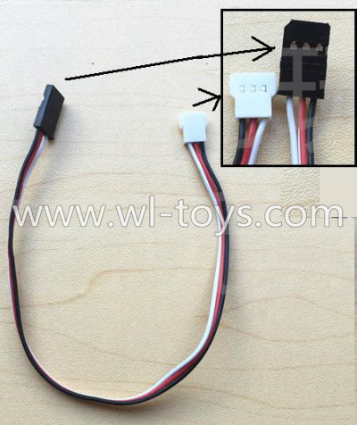 WLtoys V393 RC Quadcopter parts-43 Plug wire with Two plug for the PTZ