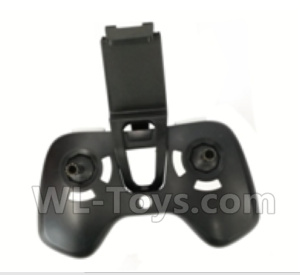 Wltoys Q676 Parts-13 Q636-A.0001 Remote control + mobile phone holder (white button),Wltoys Q676 RC Quadcopter Drone Spare Parts Accessories,Wltoys Model Q676 Replacement Accessories