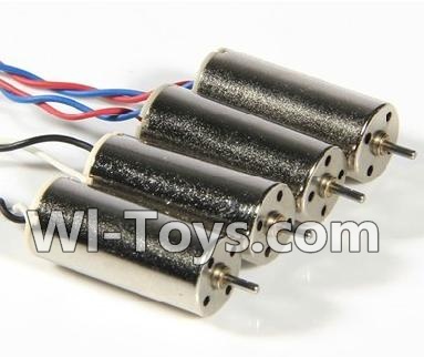 Wltoys Q242 Q242G DQ242 Q242K Parts-09 rotating Motor with red and blue wire(4pcs-CW) & Reversing-rotating Motor with black and white wire(4pcs-CCW) For WLTOYS DQ242 Q242 Q242G Q242K RC Quadcopter parts RC Drone parts