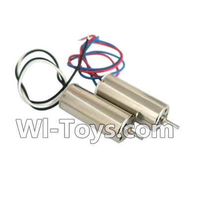 Wltoys Q242 Q242G DQ242 Q242K Parts-10 rotating Motor with red and blue wire(1pcs-CW) & Reversing-rotating Motor with black and white wire(1pcs-CCW) For WLTOYS DQ242 Q242 Q242G Q242K RC Quadcopter parts RC Drone parts