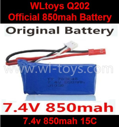 Wltoys Q202 Quadcopter parts-36 Official 7.4v 850mah battery