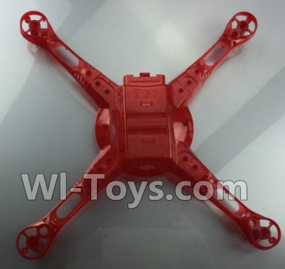 Wltoys Q222K Q222G Parts-04 the Bottom shell cover-Red,Wltoys Q222K Q222G RC Drone Spare parts,Q222K RC Quadcopter Accessories,Q222G headless mode Replacement parts
