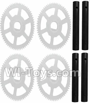 Wltoys Q222K Q222G Parts-18 Main gear(4pcs) & Carbon rod for the Main gear(4pcs),Wltoys Q222K Q222G RC Drone Spare parts,Q222K RC Quadcopter Accessories,Q222G headless mode Replacement parts